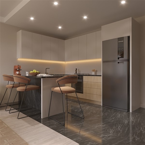 شقق في مجمع قيد الإنشاء مع بنية تحتية غنية في منطقة إردملي