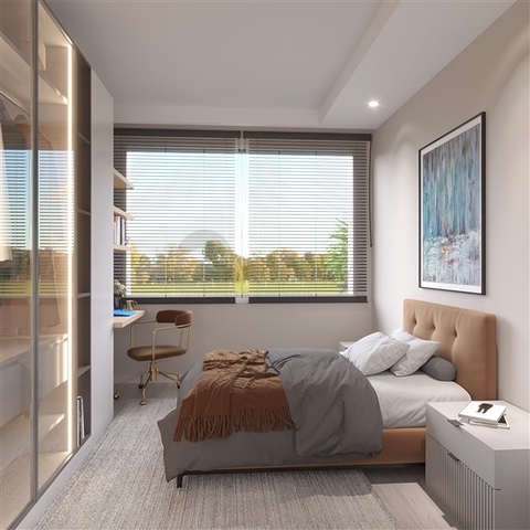 شقق في مجمع قيد الإنشاء مع بنية تحتية غنية في منطقة إردملي