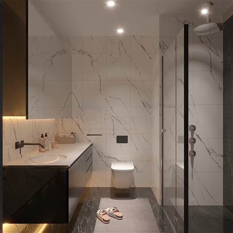 شقق في مجمع قيد الإنشاء مع بنية تحتية غنية في منطقة إردملي