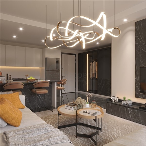 شقق في مجمع قيد الإنشاء مع بنية تحتية غنية في منطقة إردملي