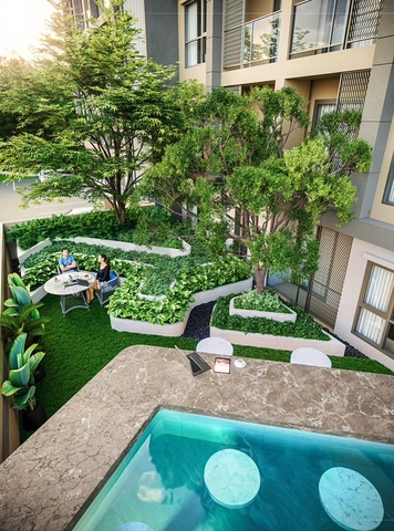 مجمع سكني قيد الإنشاء في منطقة شاطئ بانغ تاو