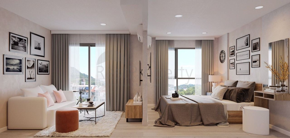 مجمع سكني قيد الإنشاء في منطقة شاطئ بانغ تاو