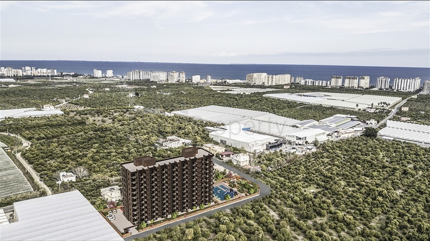 شقق في مجمع قيد الإنشاء في حي تشيشميلي