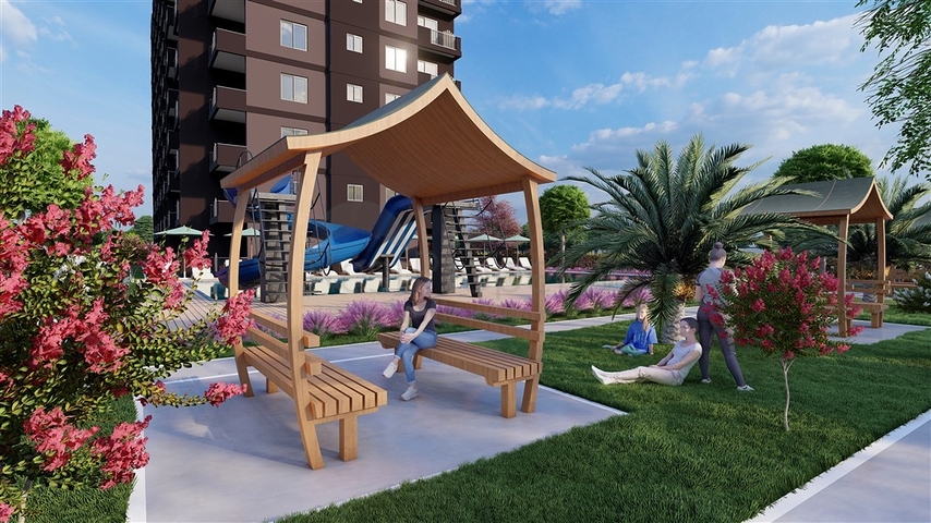 شقق في مجمع قيد الإنشاء في حي تشيشميلي