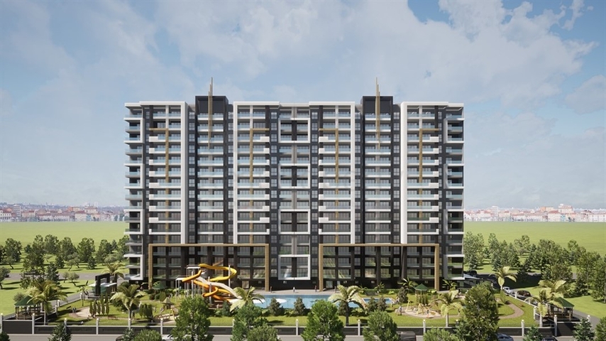 شقق في مجمع فخم تحت الإنشاء على بعد 150 متر من البحر