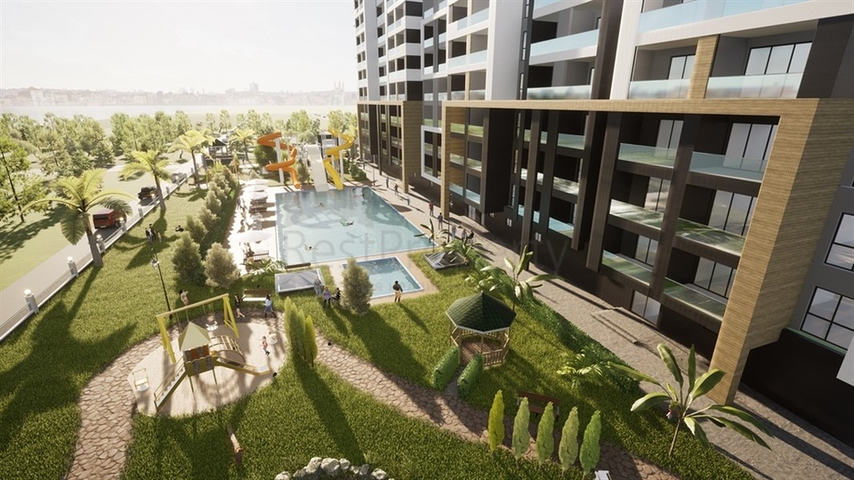 شقق في مجمع فخم تحت الإنشاء على بعد 150 متر من البحر