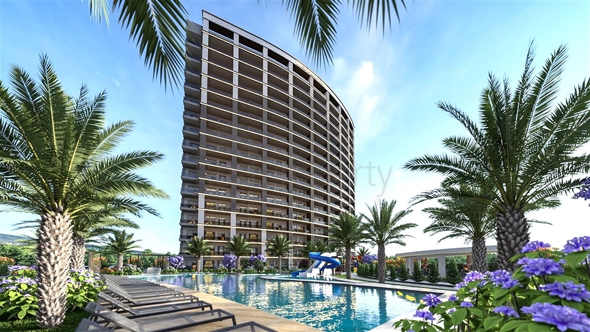 شقق مع بنية تحتية فندقية في منطقة إردملي