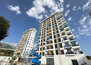 شقة 1+1 في مجمع سكني جديد في منطقة محمودلار