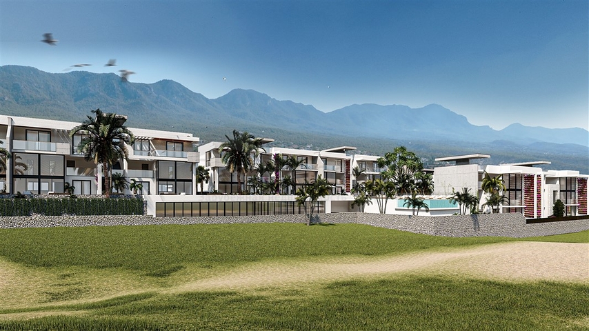 بنتهاوس 250 متر من البحر الأبيض المتوسط في منطقة إسنتبه الخلابة 