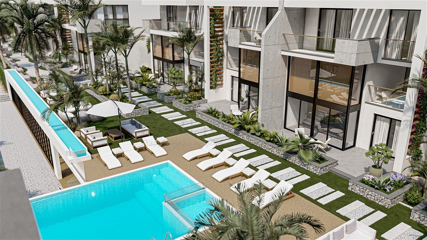 بنتهاوس 250 متر من البحر الأبيض المتوسط في منطقة إسنتبه الخلابة 