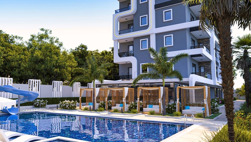 شقة 1+1 في مجمع متميز في منطقة محمودلار