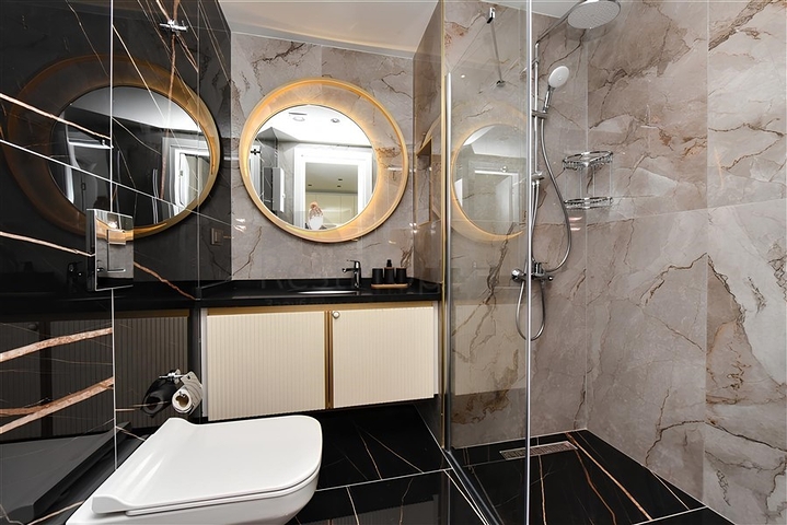 شقة 1+1 مجهزة بالكامل على مسافة قريبة من البحر 