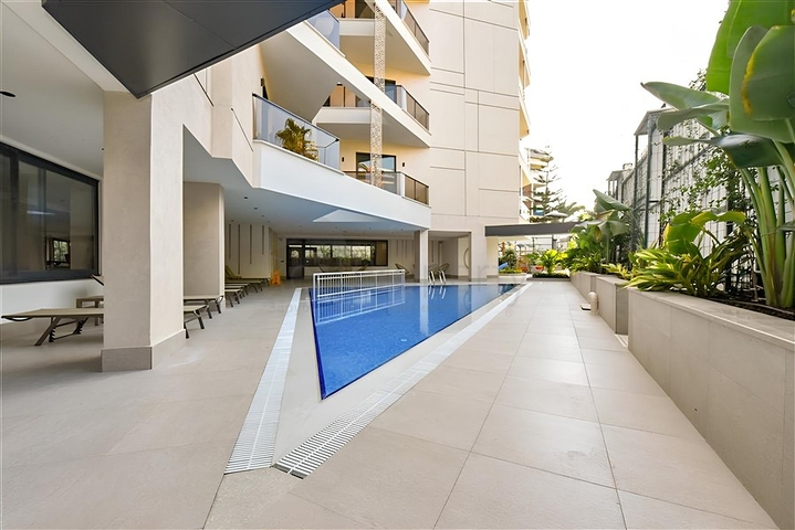 شقة 1+1 مجهزة بالكامل على مسافة قريبة من البحر 