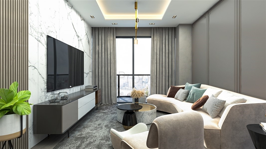 مجمع جديد من الدرجة الممتازة على بعد 500 متر من البحر في منطقة توميوك