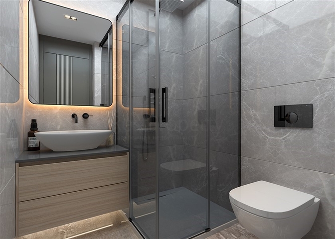 مجمع جديد من الدرجة الممتازة على بعد 500 متر من البحر في منطقة توميوك