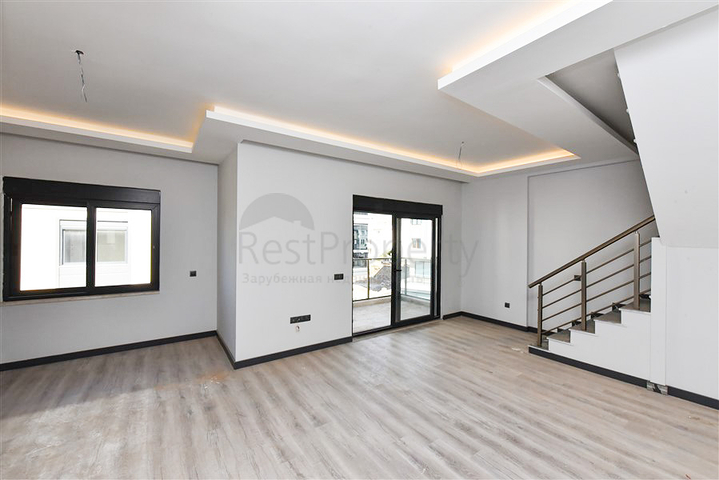 شقة غير مكلفة 2 + 1 في مجمع جديد في منطقة أوبا