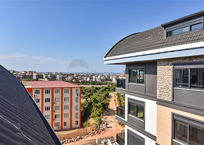 شقة غير مكلفة 2 + 1 في مجمع جديد في منطقة أوبا