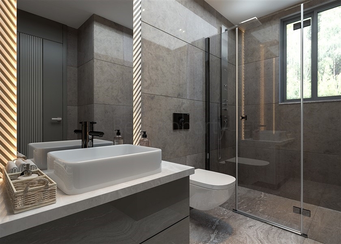 فلل بحمام سباحة خاص قيد الإنشاء في منطقة توميوك-إردملي