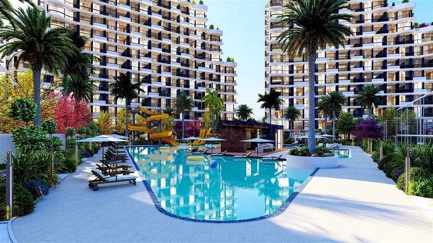 فلل بحمام سباحة خاص قيد الإنشاء في منطقة توميوك-إردملي