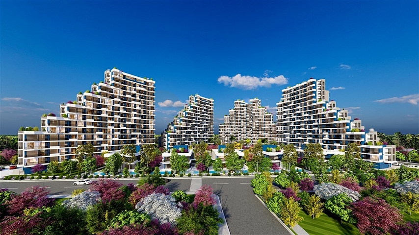 فلل بحمام سباحة خاص قيد الإنشاء في منطقة توميوك-إردملي