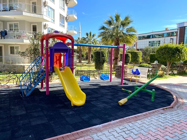 شقة مفروشة 2 + 1 في منطقة سكنية في ألانيا شقة مفروشة 2 + 1 في منطقة سكنية في ألانيا