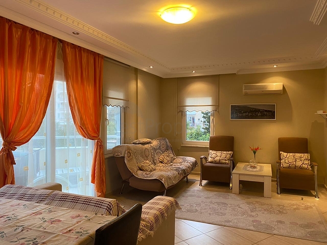 شقة مفروشة 2 + 1 في منطقة سكنية في ألانيا شقة مفروشة 2 + 1 في منطقة سكنية في ألانيا