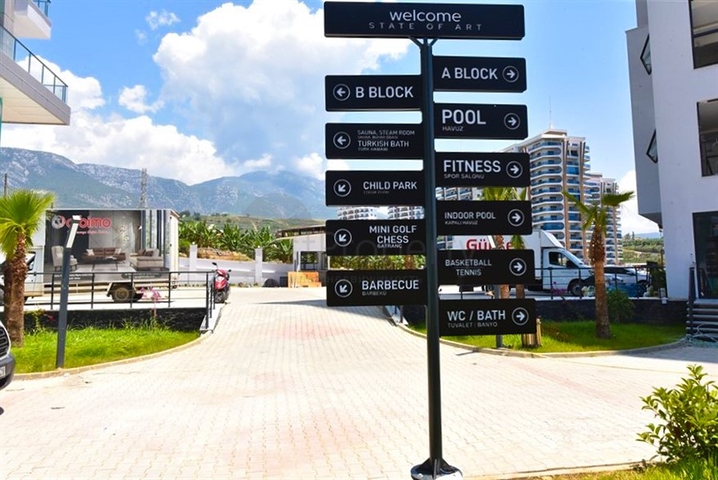 شقة 1+1 مطلة على الجبل والبحر في منطقة محمودلار شقة 1+1 مطلة على الجبل والبحر في منطقة محمودلار