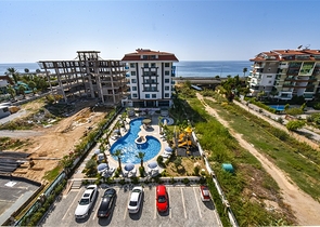 بنتهاوس 3 + 1 مع مطبخ منفصل على الساحل الأول في كيستيل