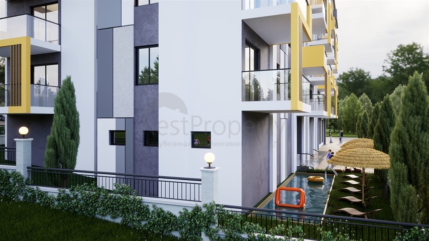 مجمع سكني قيد الإنشاء في منطقة كوجا غاسانلي