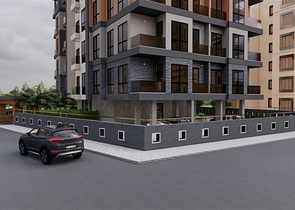 2 + 1 بنتهاوس مطلة على البحر في وسط ألانيا