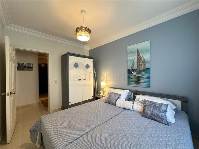 شقة 2 + 1 مع تصريح إقامة في منطقة أوبا