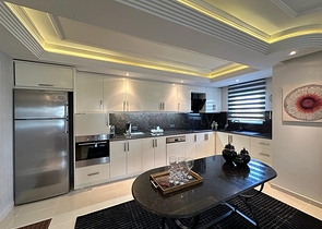 شقة 2 + 1 مع تصريح إقامة في منطقة أوبا