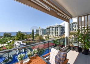 شقة بغرفة نوم واحدة مطلة على البحر