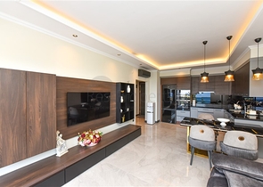 شقة بغرفة نوم واحدة مطلة على البحر