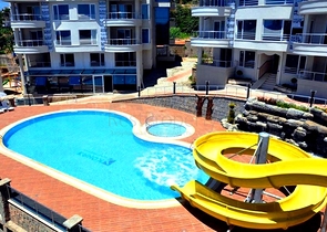 شقة 1+1 في منطقة كليوباترا الأكثر شهرة للبيع.