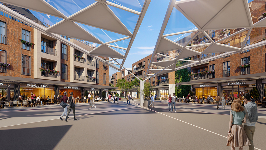 مجمع سكني منخفض الارتفاع في قلب اسطنبول