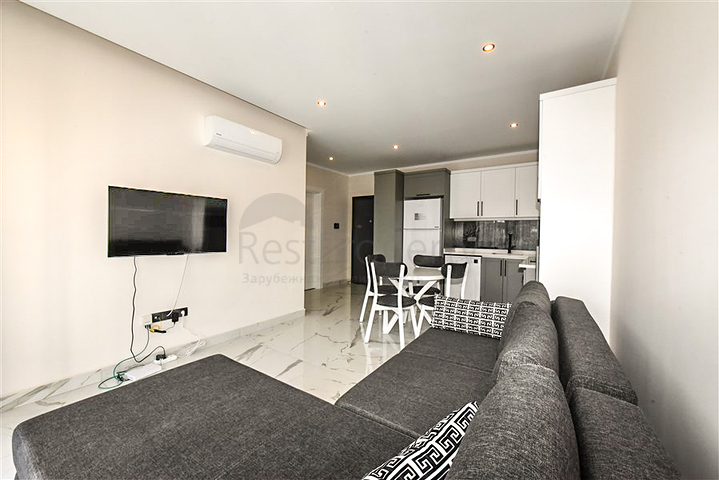 شقة 1+1 للايجار في مجمع جديد في منطقة كارجيجاك