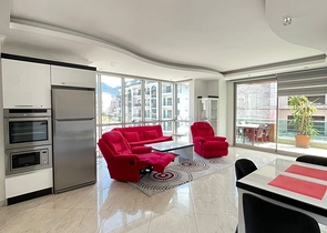 شقة مفروشة 2 + 1 في منطقة أوبا