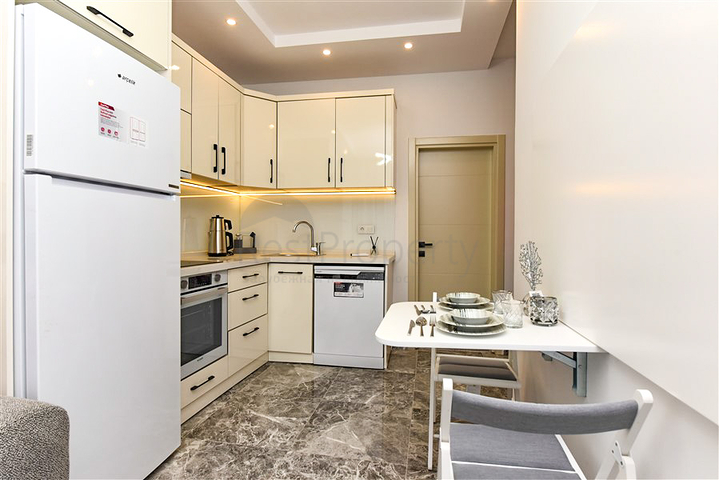 شقة بغرفة نوم واحدة مع إمكانية الوصول إلى الحديقة في وسط ألانيا