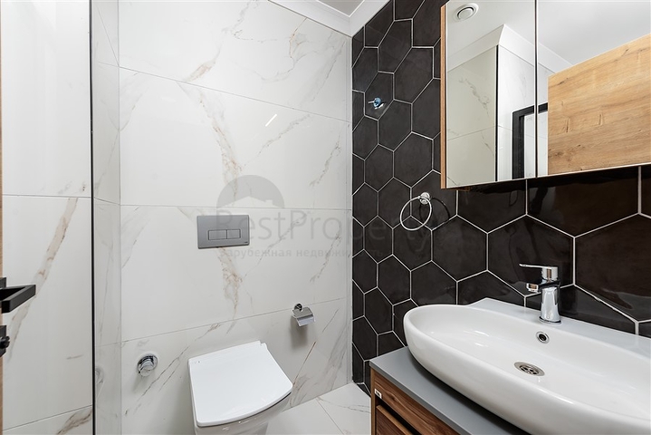 شقة بغرفة نوم واحدة مع تجديد أنيق