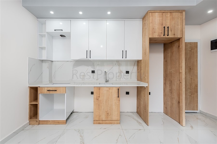 شقة بغرفة نوم واحدة مع تجديد أنيق