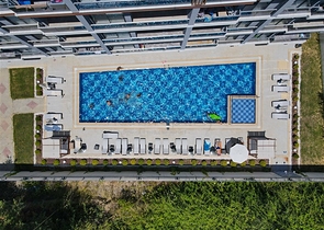 شقة بغرفة نوم واحدة مع تجديد أنيق