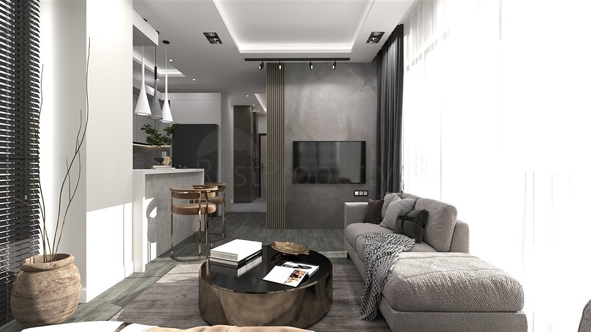 مجمع سكني في المرحلة النهائية من البناء في حي تيجي