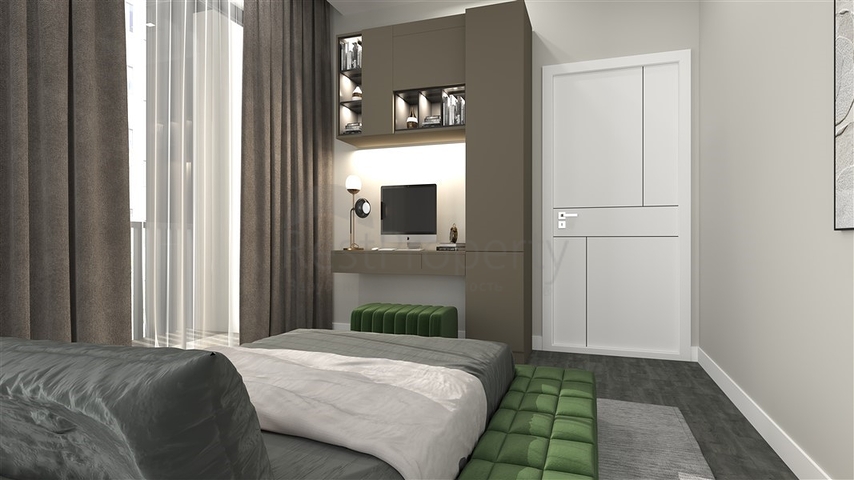 مجمع سكني في المرحلة النهائية من البناء في حي تيجي