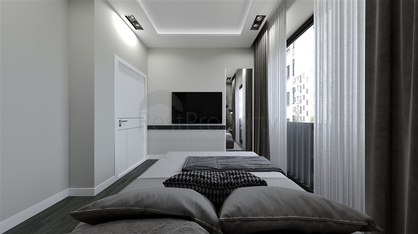 مجمع سكني في المرحلة النهائية من البناء في حي تيجي