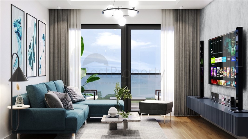 شقق في مشروع جديد قيد الإنشاء في منطقة توميوك على بعد 350 متر من البحر