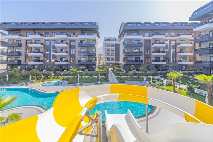 شقة 1+1 في مجمع حديث في منطقة أوبا