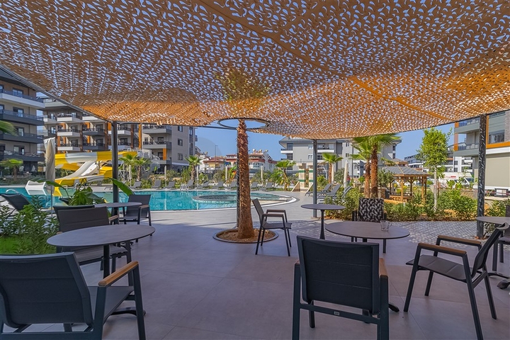 شقة 1+1 في مجمع حديث في منطقة أوبا