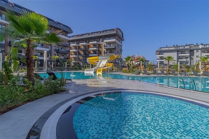 شقة 1+1 في مجمع حديث في منطقة أوبا