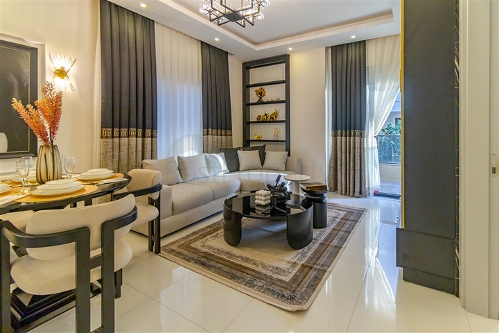 شقة 1+1 في مجمع حديث في منطقة أوبا